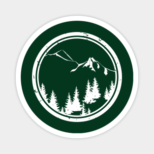 Mountain forest Magnet